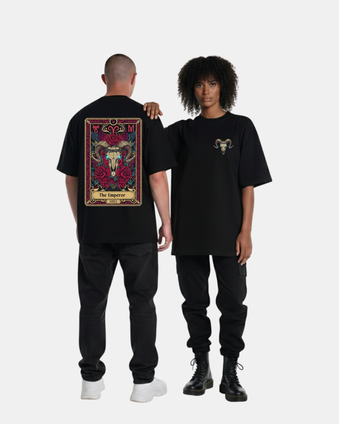 Zodiac, Tie Dye & Acid Wash Unisex Oversized Tshirt